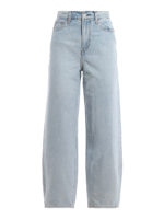 Jeans a vita alta con gamba a palloncino