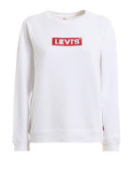 Felpa con patch in raso e logo ricamato