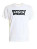 T-shirt con logo camouflage