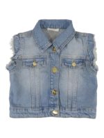 Giubbotto smanicato in denim