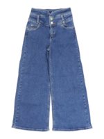 Jeans culotte in denim stretch
