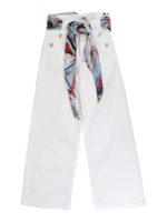 Jeans palazzo in denim stretch