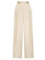 Pantaloni larghi beige