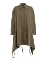 Parka con coulisse sul fondo