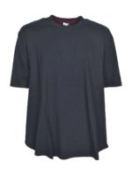 T-shirt Circle blu e bordeaux