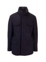 Giubbino Traveler in cashmere nero