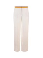 Pantaloni Adam color Nougat e Gold