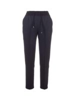Pantalone in cashmere blu