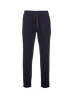 Pantalone in felpa cotone blu