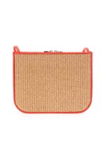 Borsa intrecciata colore Natural e Sunrise