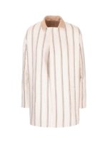 Cappotto reversibile avorio e cammello