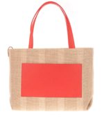 Borsa shopper colore Natural e Sunrise