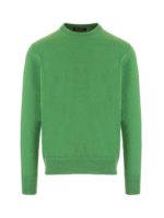 Maglia girocollo verde acceso