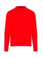 Maglia girocollo rosso acceso