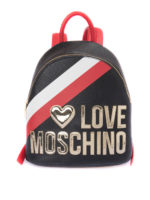 Zainetto con logo in rilievo