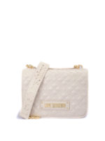 Borsetta trapuntata con logo