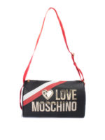 Borsone con logo in rilievo