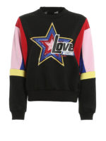 Felpa girocollo in misto cotone