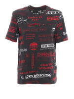 T-shirt over in cotone stampato