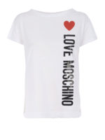 T-shirt Love Moschino con cuore