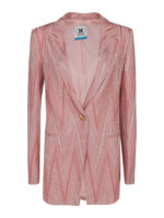 Blazer con motivo chevron