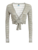 Cardigan crop con lurex