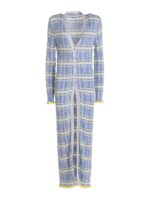 Cardigan lungo in lurex