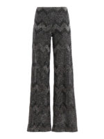 Pantaloni palazzo con motivo Chevron