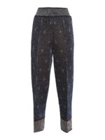 Pantaloni in maglia motivo stelle