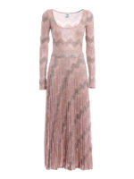 Abito in misto cotone con lurex