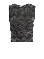 Top con motivo Chevron