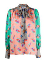 Blusa con stampa floreale