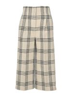 Culottes in misto cotone a quadri