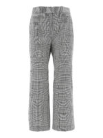 Pantaloni a quadri in lana vergine
