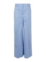 Pantalone a gamba larga in cotone