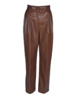 Pantalone marrone con pinces