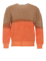 Pull girocollo con effetto sfumato