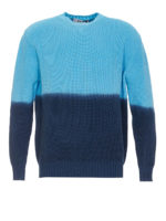 Pull bicolor con effetto sfumato