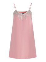 Vestito rosa con strass