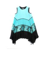 Abito plissettato azzurro