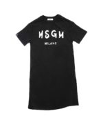 Abito nero con logo bianco