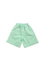 Shorts con vita stretch verdi chiaro