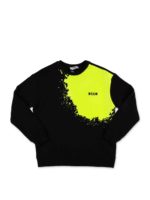 Felpa nera con stampa