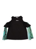 T-shirt cut out nera