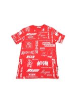 T-shirt rossa mix logo