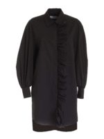 Chemisier nero con rouches