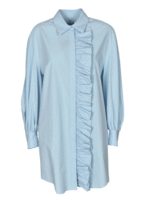 Chemisier azzurro con rouches