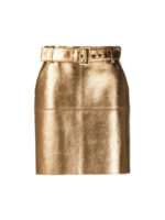 Minigonna metallizzata