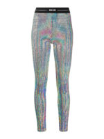 Leggings impreziositi con effetto iridescente