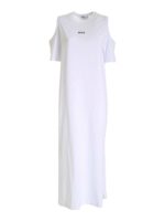 Abito bianco con cut out